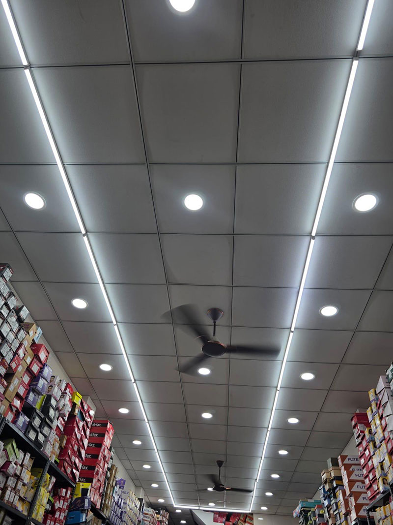 PVC Downceiling & Gypsum Walls